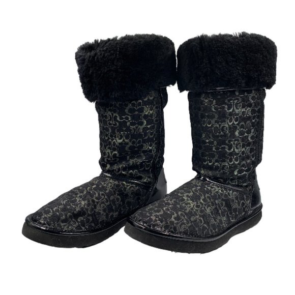 Coach Nikole Optic C Signature Mid-calf Boots - Picture 3 of 9